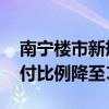 南寧樓市新規(guī) 買配售型保障房公積金最低首付比例降至15%