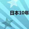 日本10年期國債收益率升至0.955%