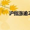 滬指漲逾2% 三市上漲個(gè)股近4600只