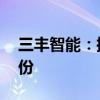 三豐智能：控股股東擬3.0565%協(xié)議轉(zhuǎn)讓股份