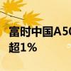 富時(shí)中國A50指數(shù)期貨夜盤快速拉升，日內(nèi)漲超1%