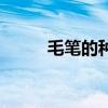 毛筆的種類及選擇（毛筆的種類）