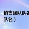 銷售團(tuán)隊(duì)隊(duì)名和口號大全霸氣押韻（銷售團(tuán)隊(duì)隊(duì)名）