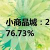 小商品城：2024年第三季度凈利潤同比增長176.73%