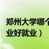 鄭州大學(xué)哪個專業(yè)好就業(yè)的（鄭州大學(xué)哪個專業(yè)好就業(yè)）