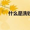 什么是洗錢?。ㄊ裁唇邢村X舉個例子）