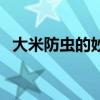 大米防蟲的妙招是什么（大米防蟲的妙招）