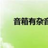 音箱有雜音的解決辦法（音箱有雜音）