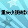 重慶小額貸款利息多少（重慶個(gè)人小額貸款）