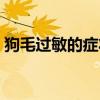 狗毛過敏的癥狀皮膚圖片（狗毛過敏的癥狀）
