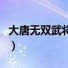 大唐無雙武將技能及出處（大唐無雙武將大全）